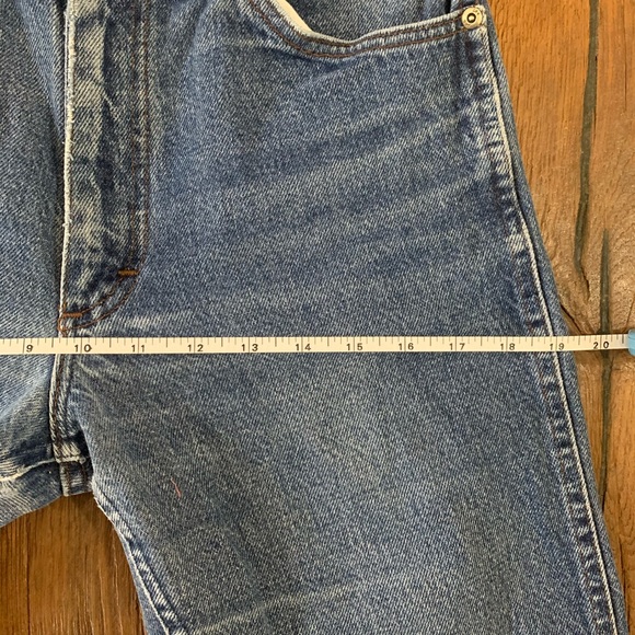 Vintage Denim Lee Jeans Straight Fit Blue Move - Picture 7 of 8